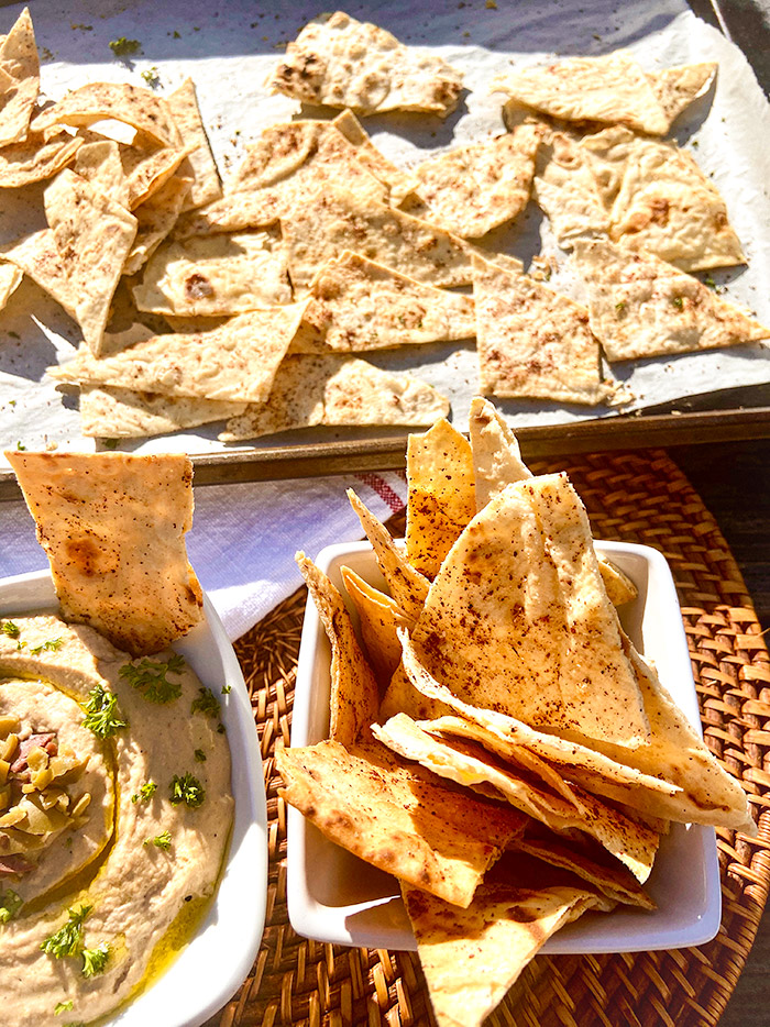 Homemade Lavash Chips Made in 15 mins-My Savory Adventures-